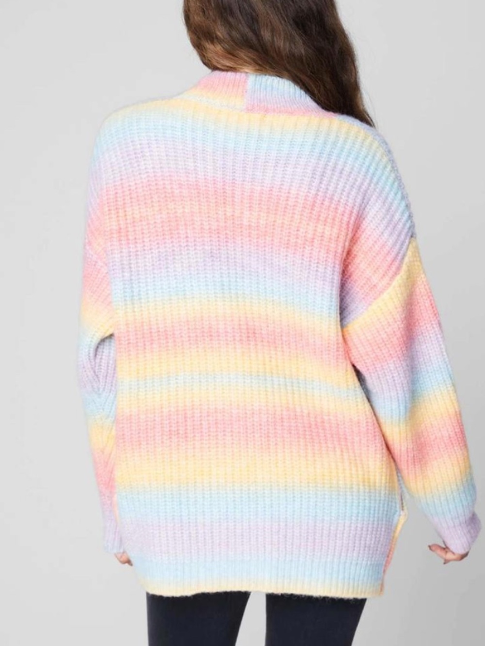 Blank NYC Rainbow Sherbet Chunk Oversize Cardigan - Picture 12 of 12